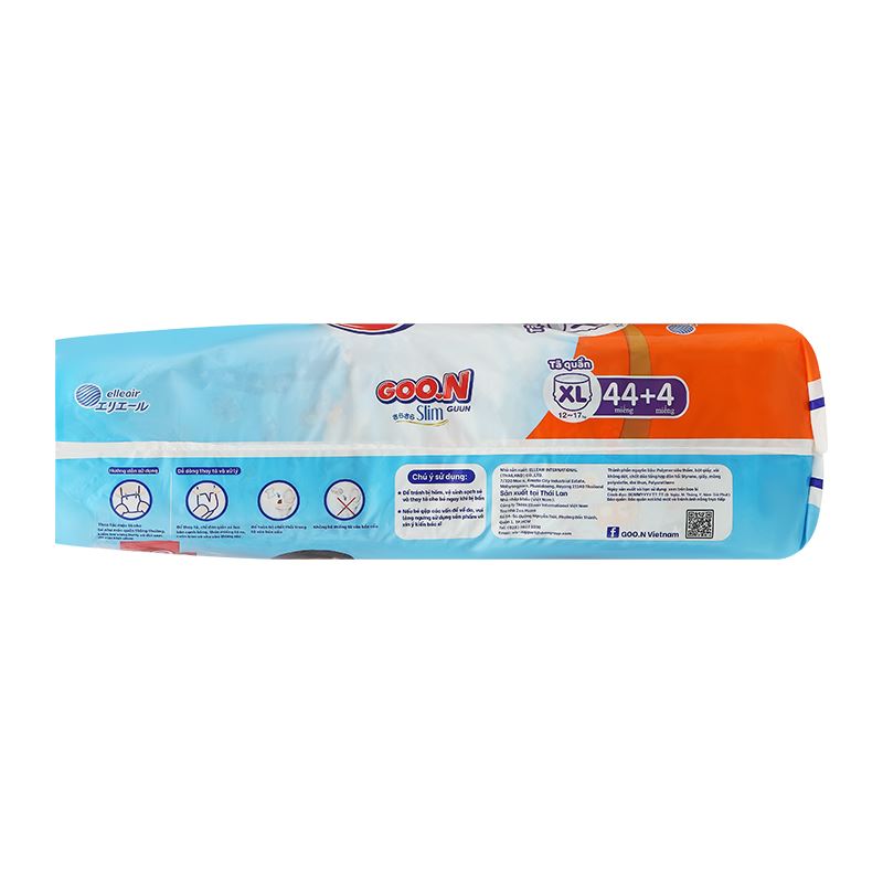 Tã quần GOO.N Slim size XL 44 + 4 miếng (12 - 17 kg) - Giao bao bì ngẫu nhiên 5