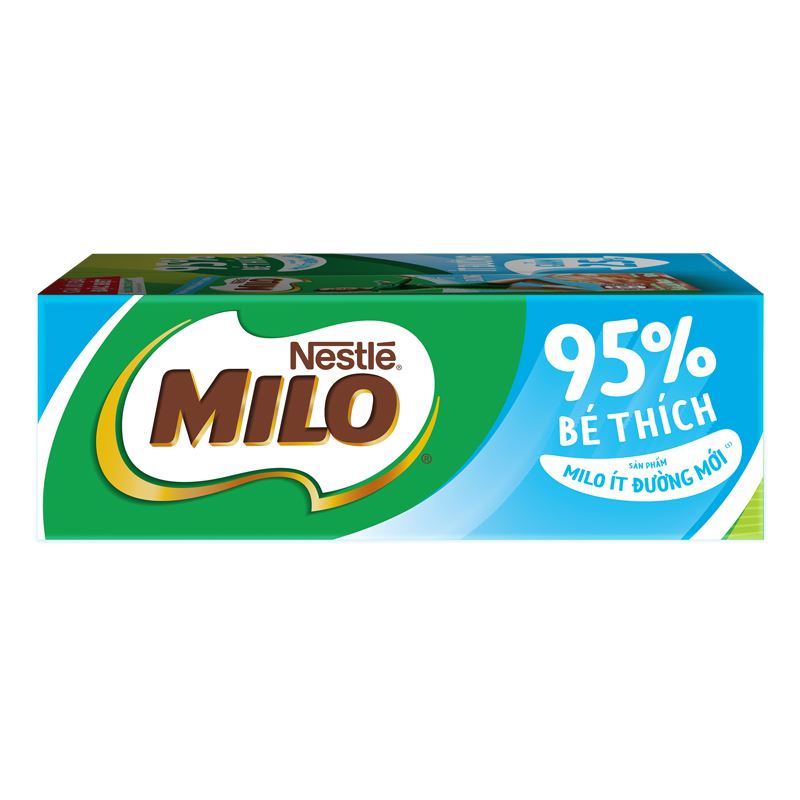 Lốc 4 hộp thức uống lúa mạch Nestlé Milo ít đường 180 ml (từ 2 tuổi) - Giao bao bì ngẫu nhiên 13