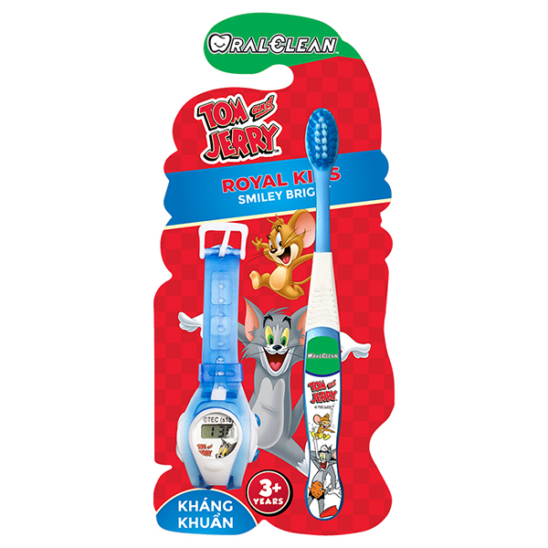 Bàn chải cho bé Oral Clean Royal Kids lông mềm (từ 3 tuổi) - Màu ngẫu nhiên, giá tốt - AVAKids.com