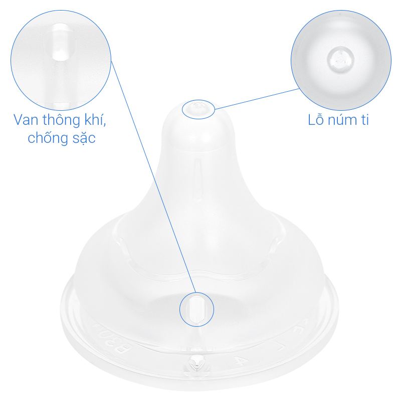Bộ 2 núm ti Pigeon Softouch cổ rộng size M (3 - 6 tháng) 17