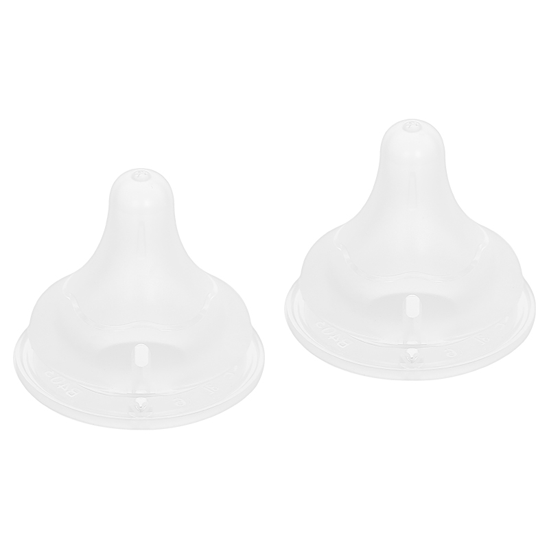 Bộ 2 núm ti Pigeon Softouch cổ rộng size M (3 - 6 tháng) 33
