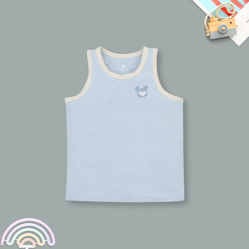 Bộ sát nách bé trai Lullaby NH396N màu be 14