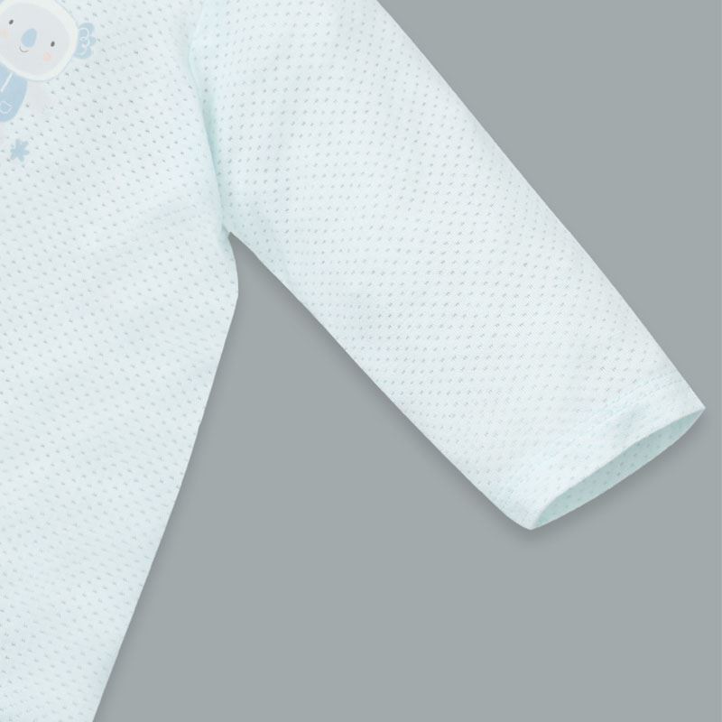 Bộ tay dài bé trai cài giữa Lullaby NH337N màu xanh dương 5