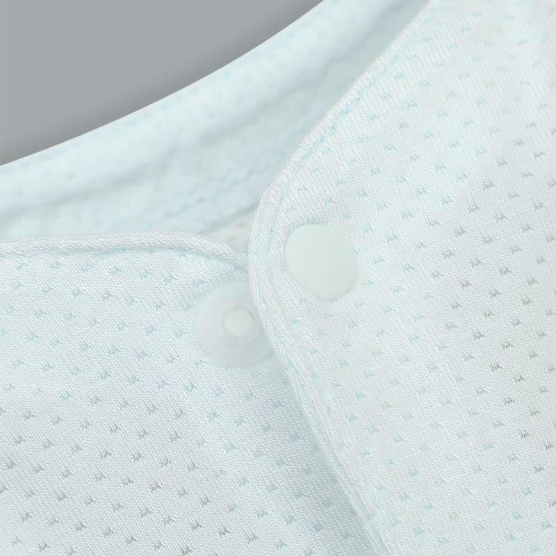 Bộ tay dài bé trai cài giữa Lullaby NH337N màu xanh dương 6