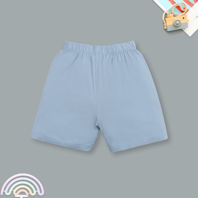 Bộ tay ngắn bé trai Lullaby NH385N màu trắng - xanh cổ vịt 23