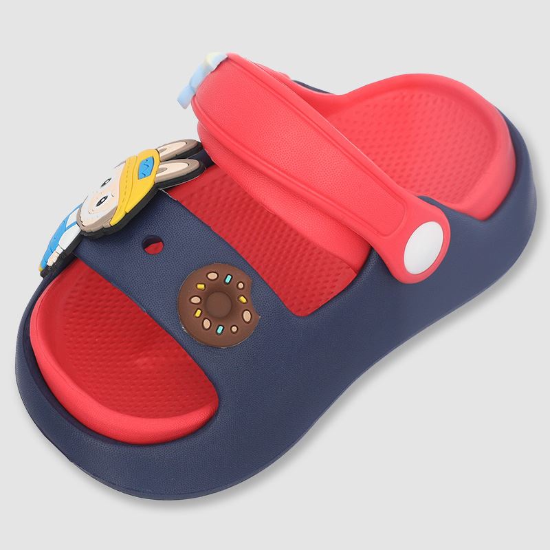 Dép sục cho bé Á Châu Avakids AC68 màu đỏ - xanh đen 3