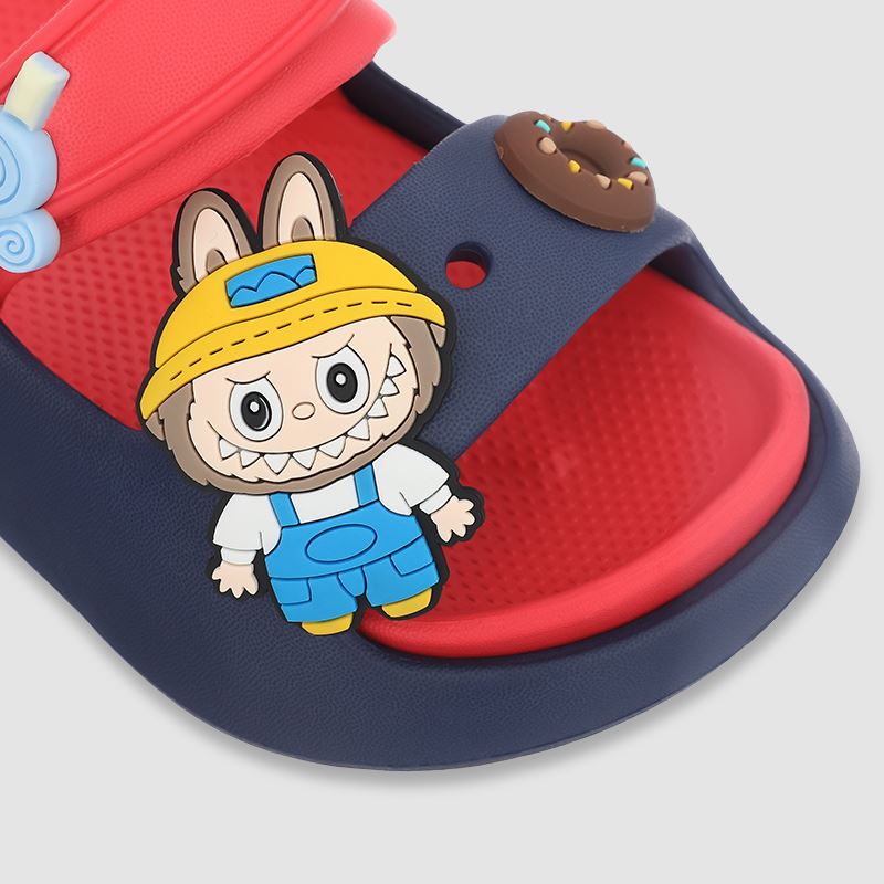 Dép sục cho bé Á Châu Avakids AC68 màu đỏ - xanh đen 5