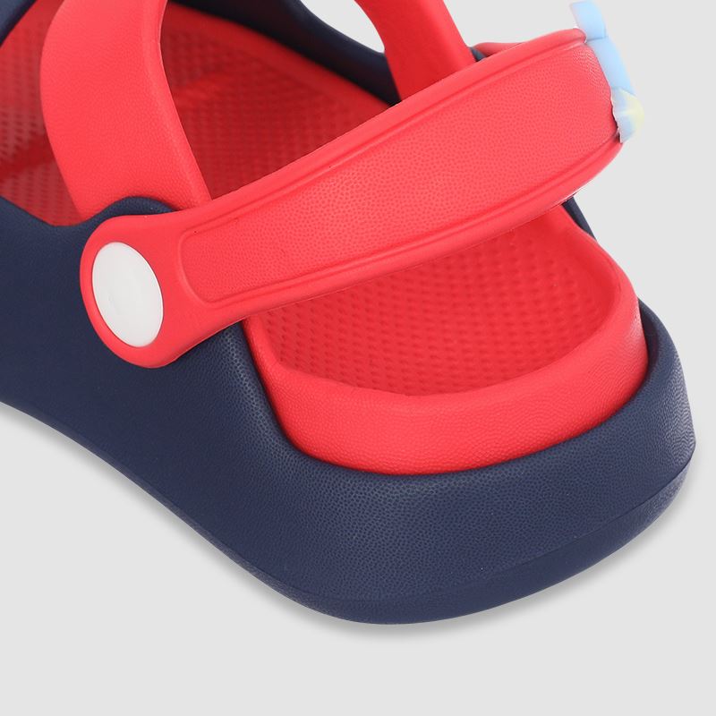 Dép sục cho bé Á Châu Avakids AC68 màu đỏ - xanh đen 6