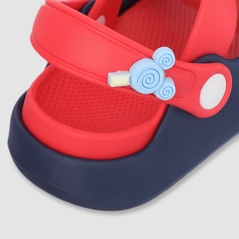 Dép sục cho bé Á Châu Avakids AC68 màu đỏ - xanh đen 7