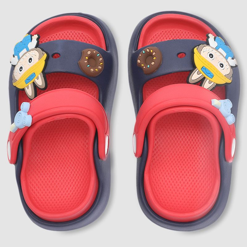 Dép sục cho bé Á Châu Avakids AC68 màu đỏ - xanh đen 8