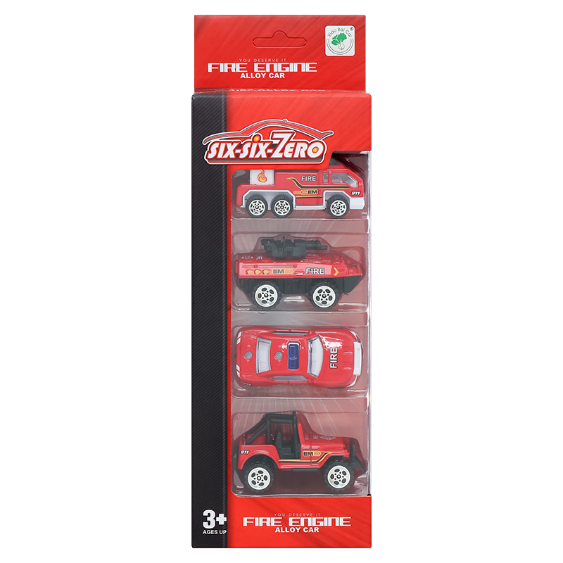 Đồ chơi bộ 4 xe cảnh sát six-six-Zero 660-A130 28