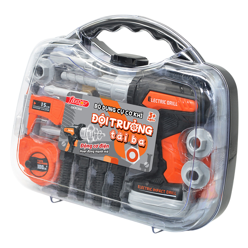 Đồ chơi bộ dụng cụ cơ khí đội trưởng tài ba Firstar DK81358 2