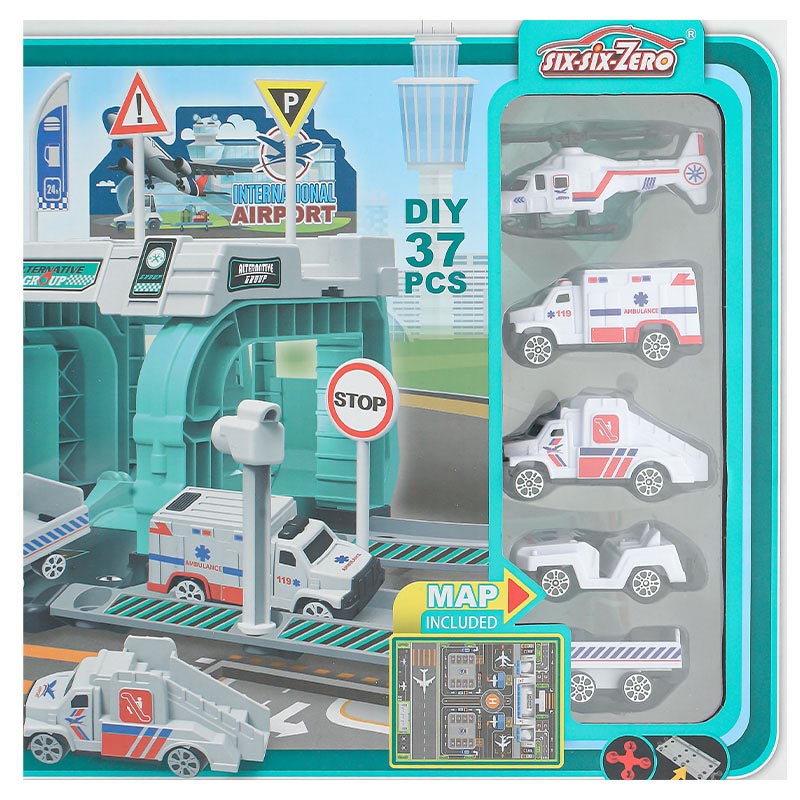 Đồ chơi trạm xe đô thị six-six-Zero 660-S107 (42 chi tiết) 33