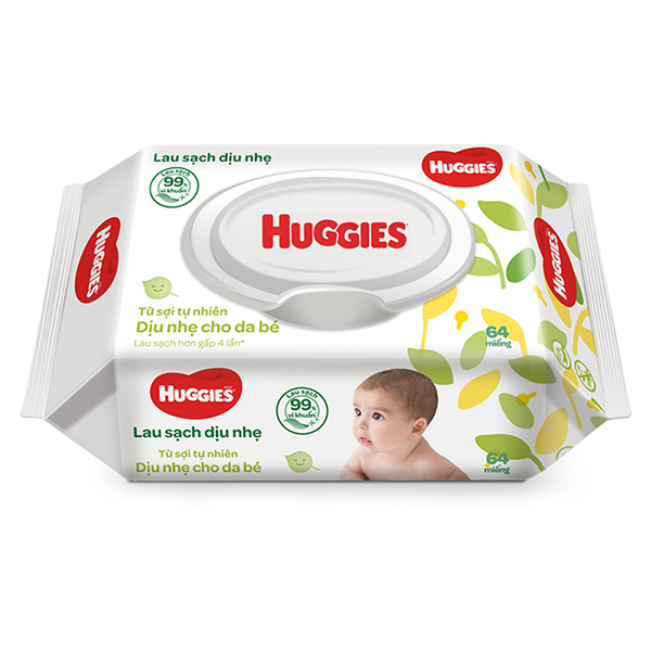 Khăn ướt Huggies Gold Gentle Care không mùi an toàn, chính hãng - AVAKids.com