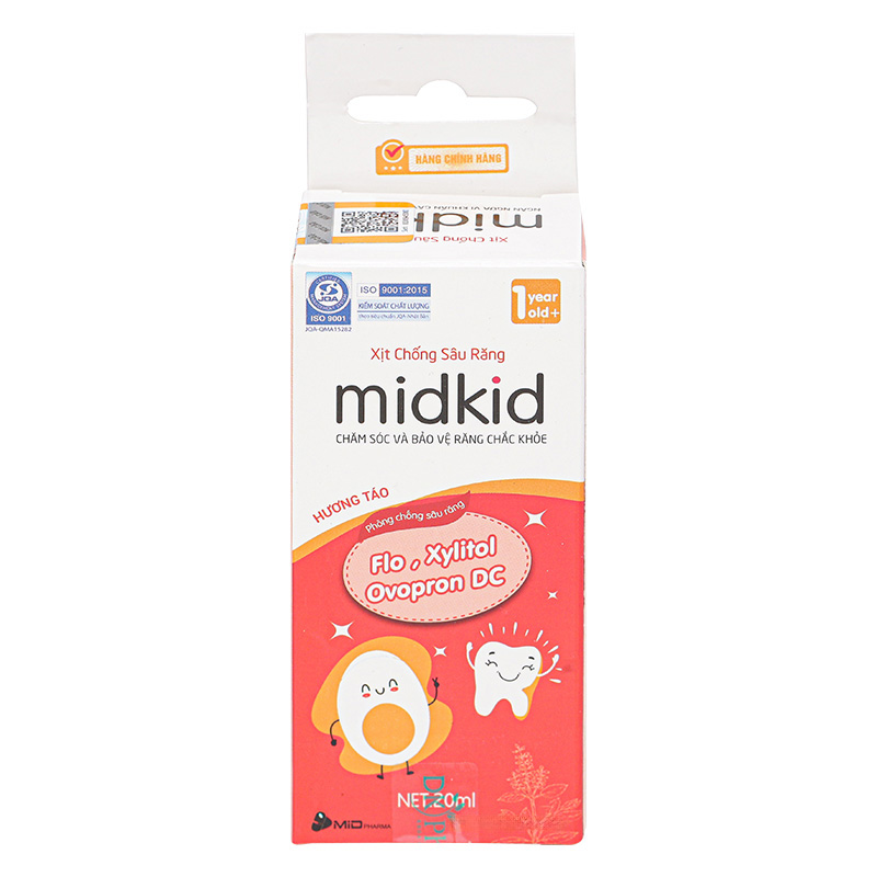 Midkid chống sâu răng hương nho, 30 ml dạng xịt (từ 1 tuổi) 10