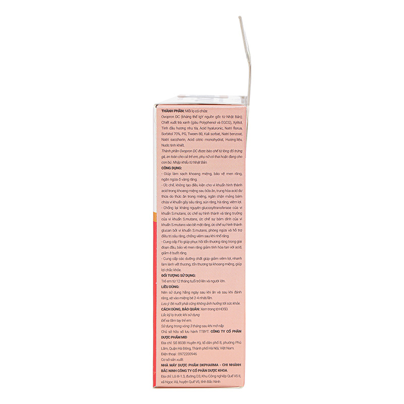 Midkid chống sâu răng hương nho, 30 ml dạng xịt (từ 1 tuổi) 12
