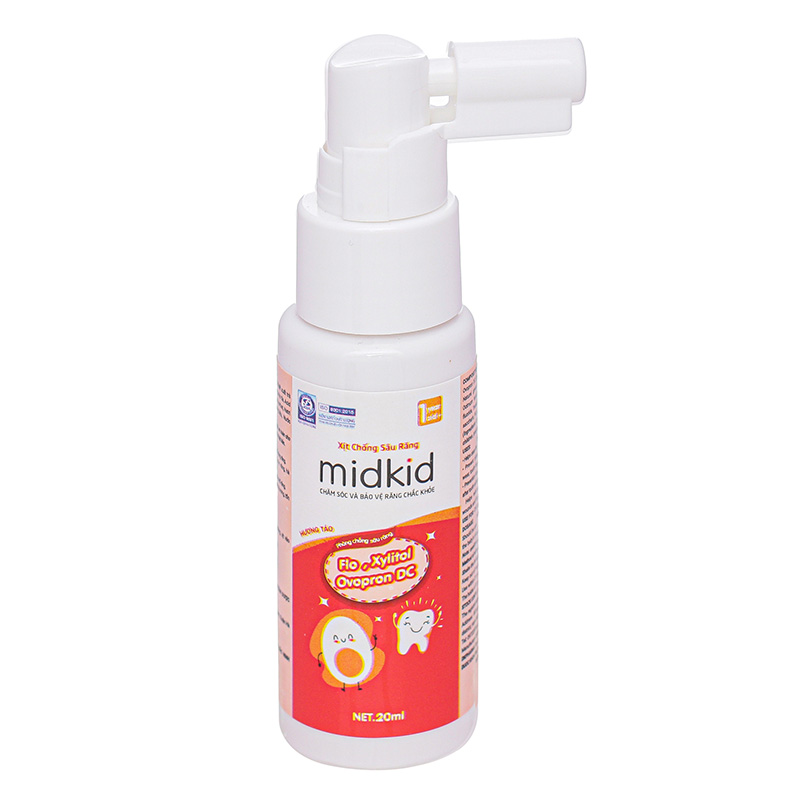 Midkid chống sâu răng hương nho, 30 ml dạng xịt (từ 1 tuổi) 14