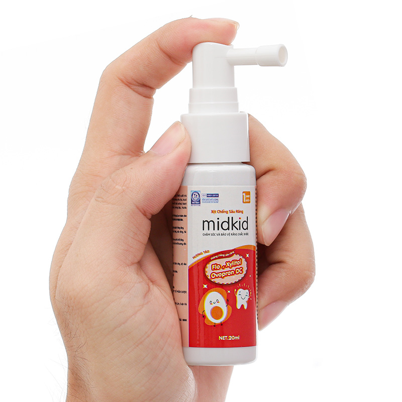 Midkid chống sâu răng hương nho, 30 ml dạng xịt (từ 1 tuổi) 15