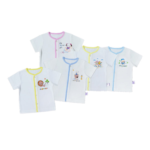 Áo tay ngắn cổ tim BabyMommy TN - Màu ngẫu nhiên 13