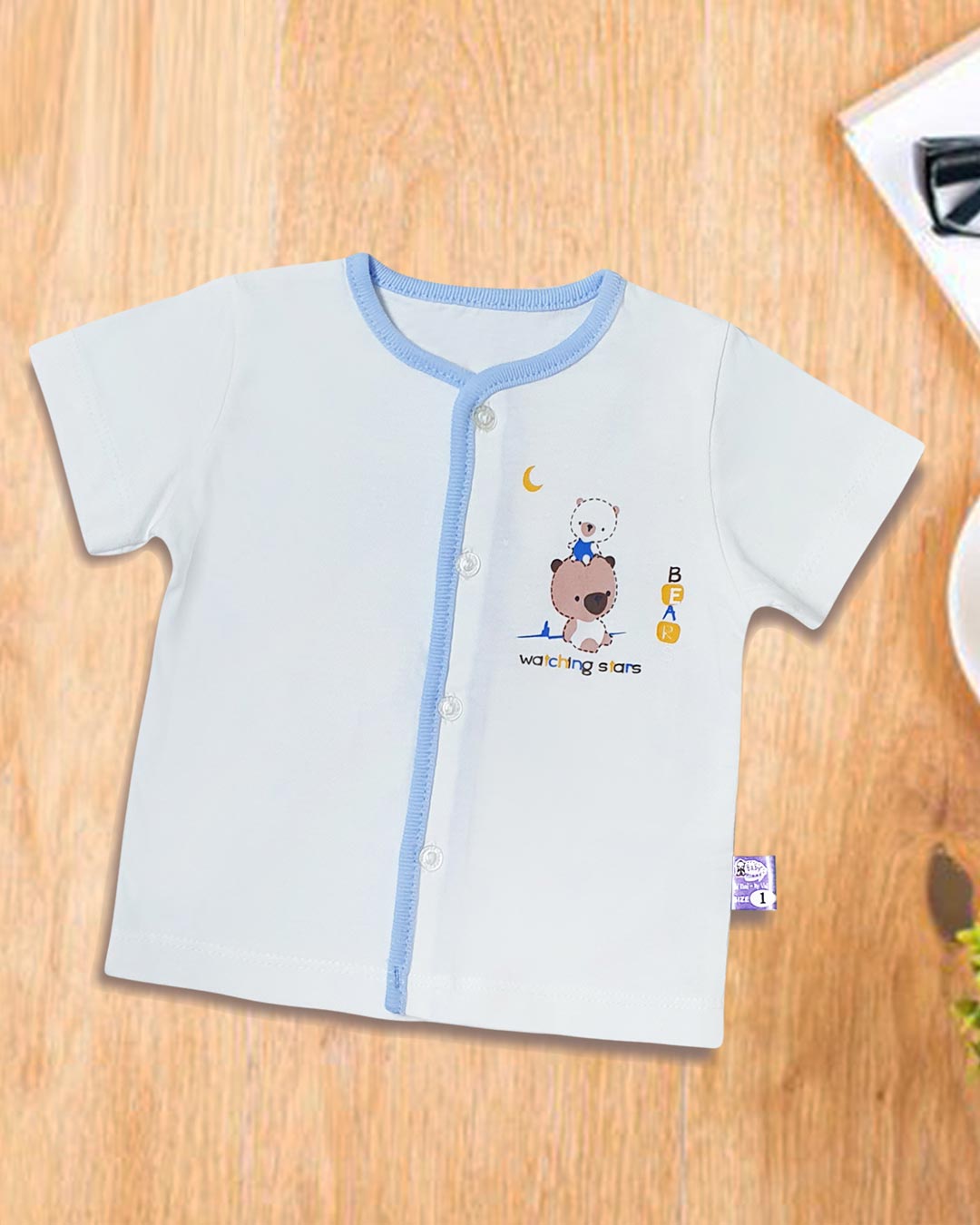 Áo tay ngắn cổ tim BabyMommy TN - Màu ngẫu nhiên 14