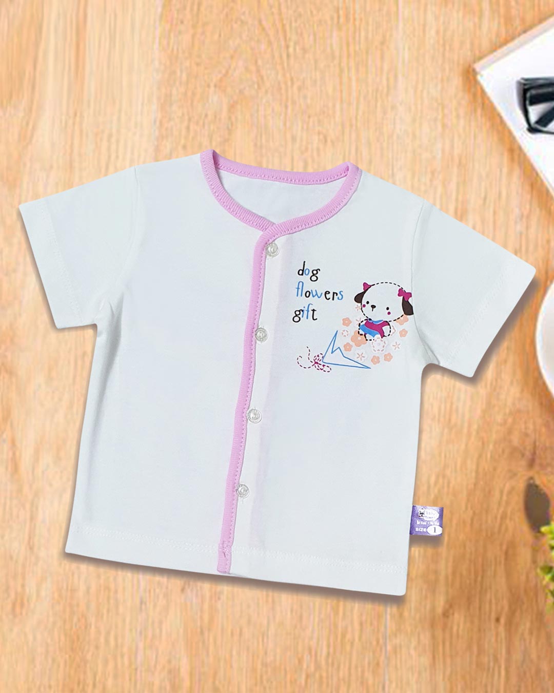 Áo tay ngắn cổ tim BabyMommy TN - Màu ngẫu nhiên 15