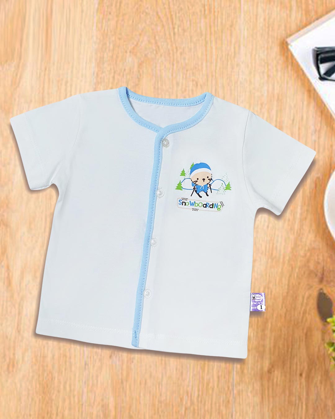 Áo tay ngắn cổ tim BabyMommy TN - Màu ngẫu nhiên 16