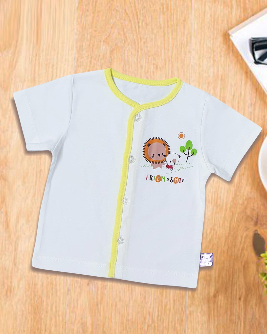 Áo tay ngắn cổ tim BabyMommy TN - Màu ngẫu nhiên 17