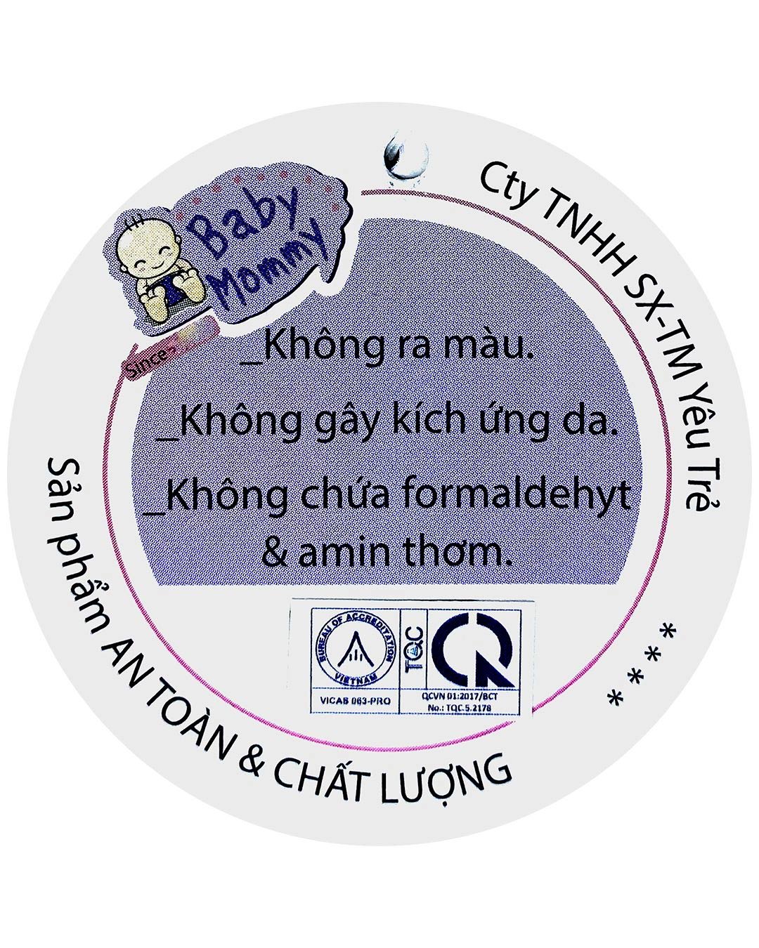 Áo tay ngắn cổ tim BabyMommy TN - Màu ngẫu nhiên 20