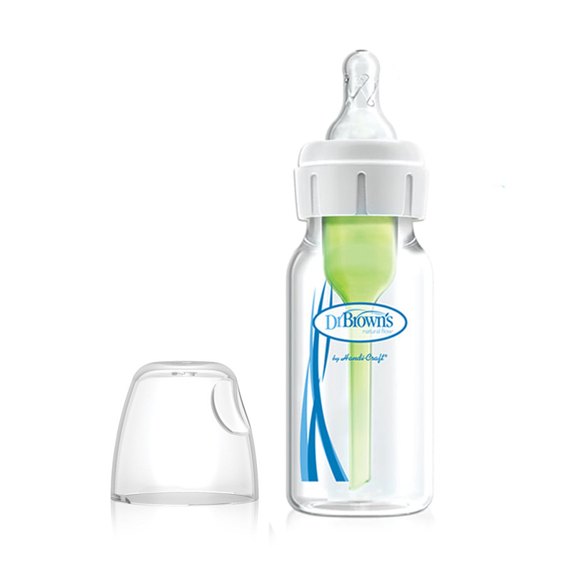 Bình sữa nhựa PP Dr.Brown's cổ hẹp 250 ml (mọi độ tuổi) - Giao ngẫu nhiên 12
