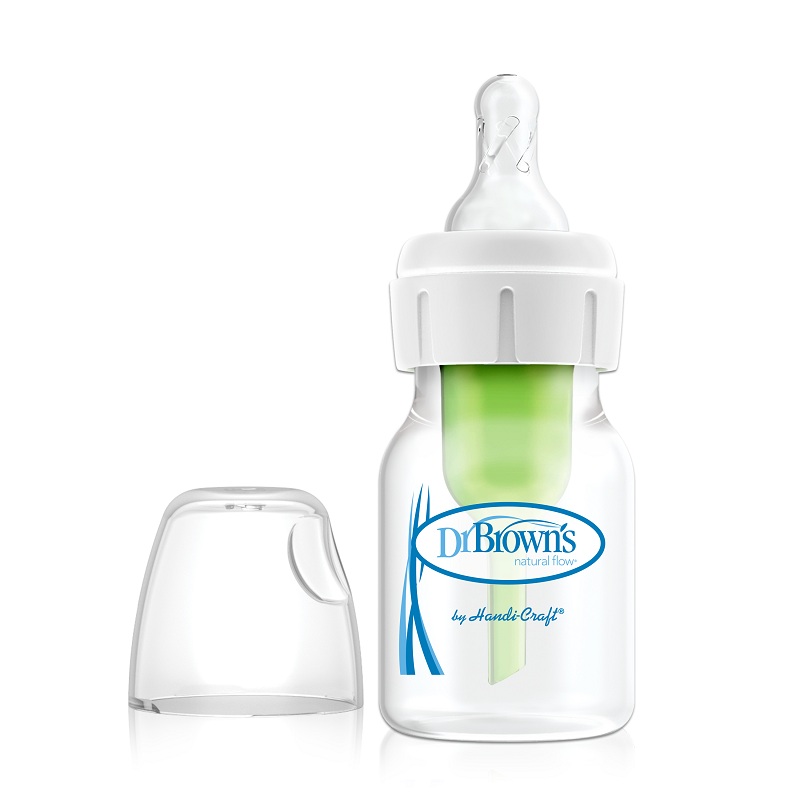 Bình sữa nhựa PP Dr.Brown's cổ hẹp 250 ml (mọi độ tuổi) - Giao ngẫu nhiên 24