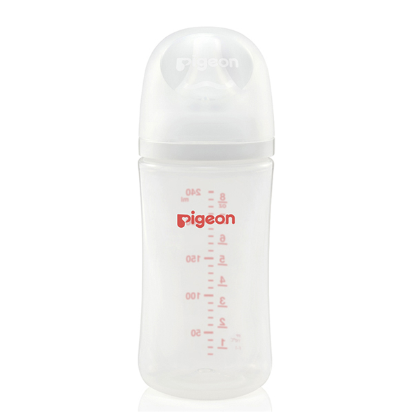 Bình sữa nhựa PP Pigeon Softouch Plus WN3 cổ rộng 160 ml (0 - 3 tháng) 15