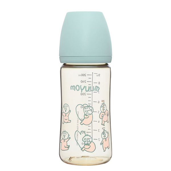Bình sữa nhựa PPSU Moyuum cổ rộng 170 ml - Hình em bé Ogu (0 - 2 tháng) 13