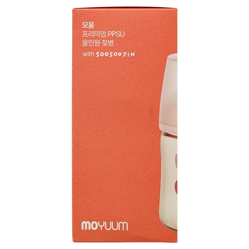 Bình sữa nhựa PPSU Moyuum cổ rộng thế hệ 3 270 ml - Trái tim (từ 3 tháng) 24