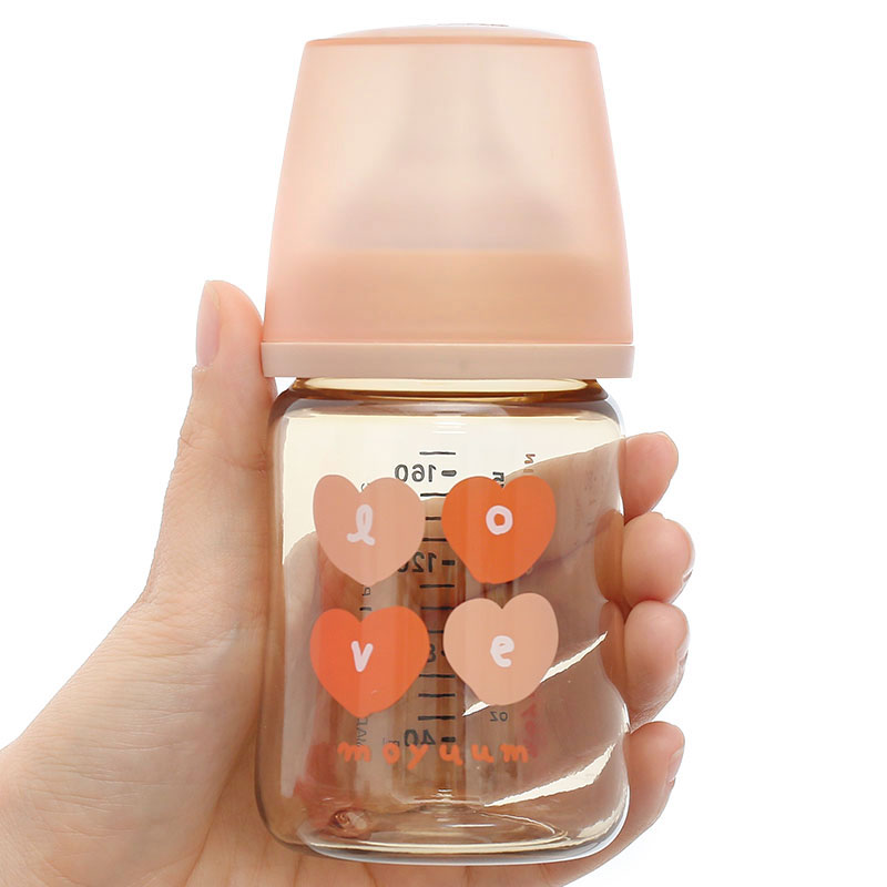 Bình sữa nhựa PPSU Moyuum cổ rộng thế hệ 3 270 ml - Trái tim (từ 3 tháng) 21