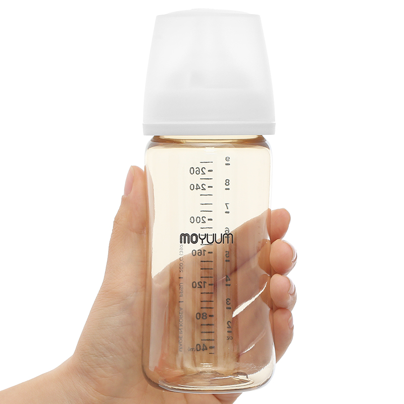 Bình sữa nhựa PPSU Moyuum cổ rộng thế hệ 3 270 ml (3 - 6 tháng) 8