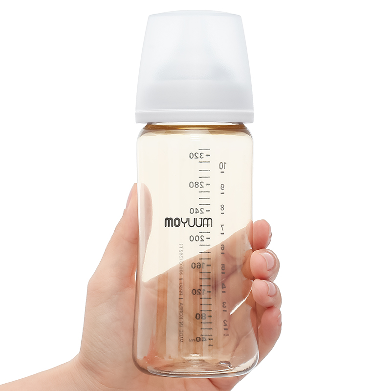 Bình sữa nhựa PPSU Moyuum cổ rộng thế hệ 3 270 ml (3 - 6 tháng) 48