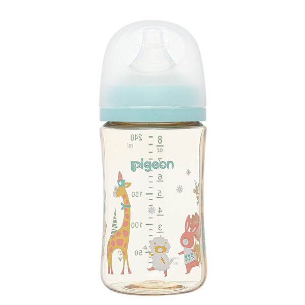 Bình sữa nhựa PPSU Pigeon Plus WN3 cổ rộng 160 ml (0 - 3 tháng) 15