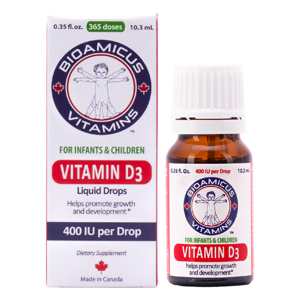BioAmicus Vitamin D3 hỗ trợ tốt sức khỏe xương, răng