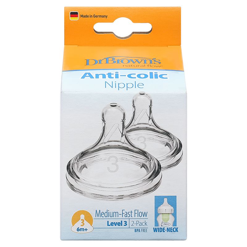 Bộ 2 núm ti Dr.Brown's cổ rộng size Y (từ 9 tháng) 17
