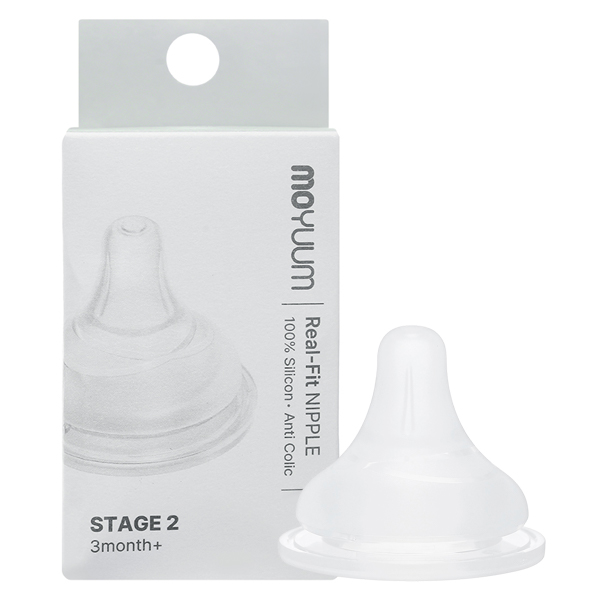 Bộ 2 núm ti Moyuum số 2 thế hệ 3