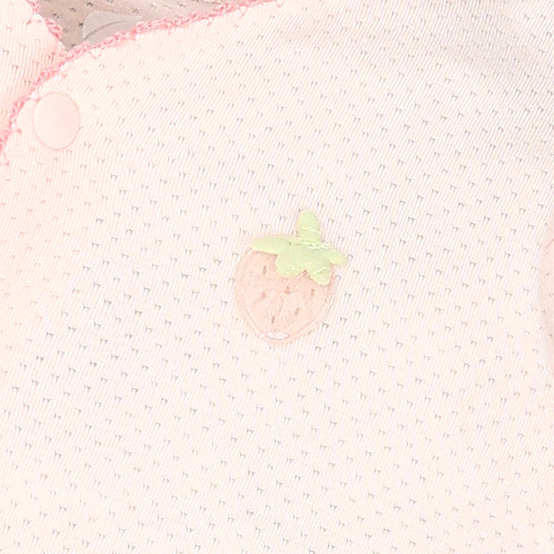 Bodysuit cài giữa bé gái Lullaby NH334N màu trắng 19
