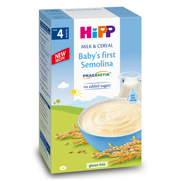 Bột ăn dặm HiPP sữa, ngũ cốc, chuối và đào hữu cơ thơm ngon - AVAKids.com