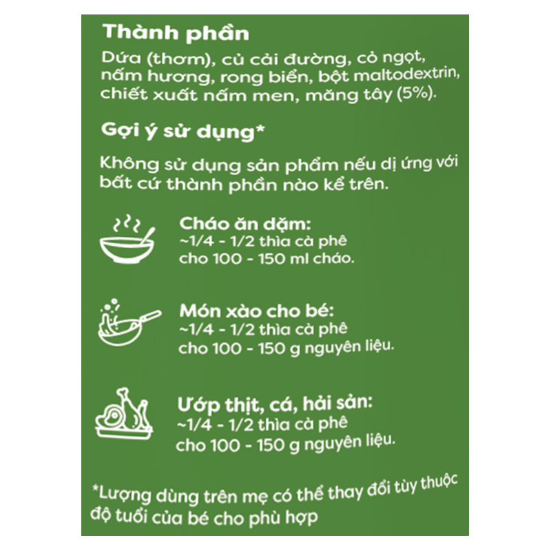 Bột nêm Anpaso măng tây hũ 60g - Giao bao bì ngẫu nhiên 5
