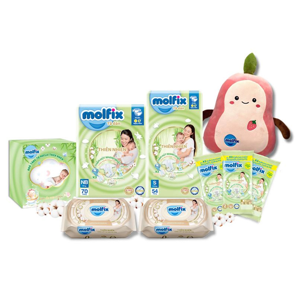Combo sơ sinh 9 món Molfix chính hãng, giá tốt - AVAKids.com