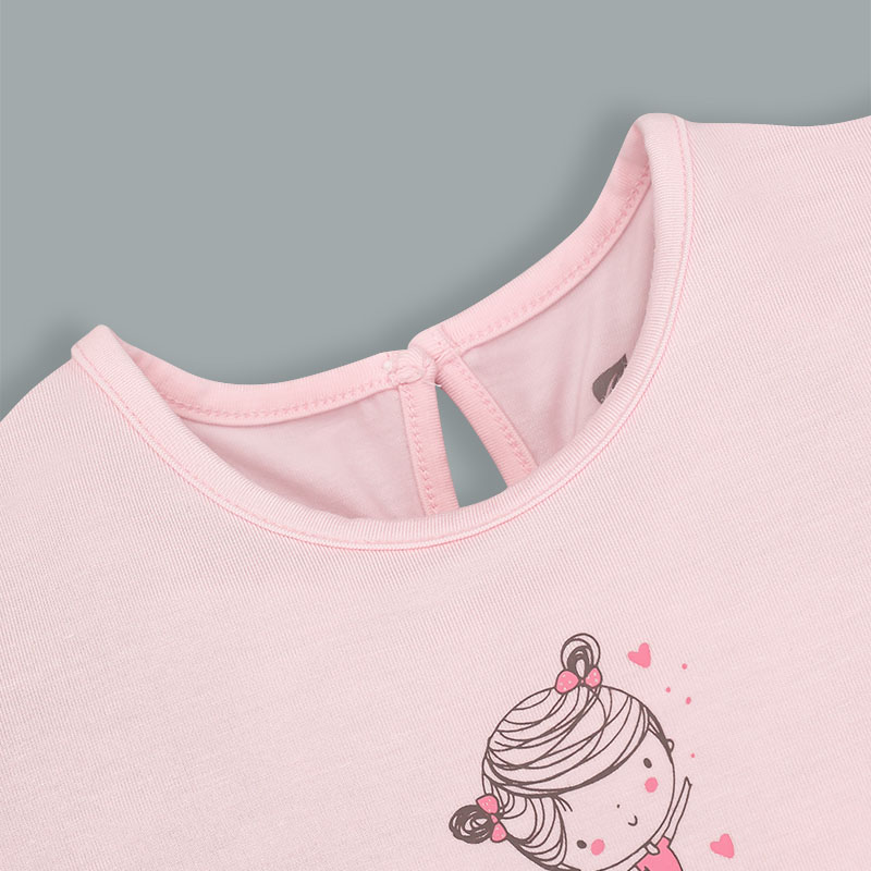 Đầm bé gái Lullaby NH197V-R màu kem 13