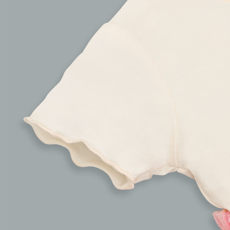 Đầm bé gái Lullaby NH197V-R màu kem 4
