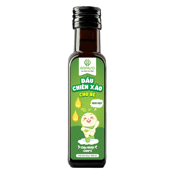 Dầu chiên xào mix hạt Anpaso cho bé chai 100 ml