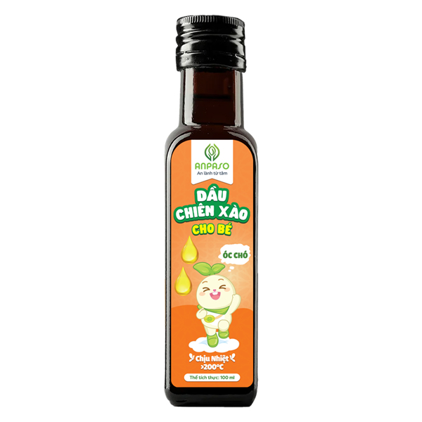 Dầu chiên xào óc chó Anpaso cho bé chai 100 ml