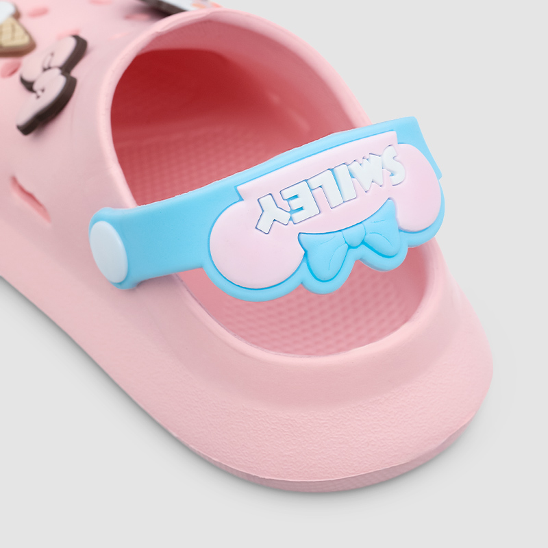 Dép sục cho bé gái HappyTime 2268-77 màu hồng 6