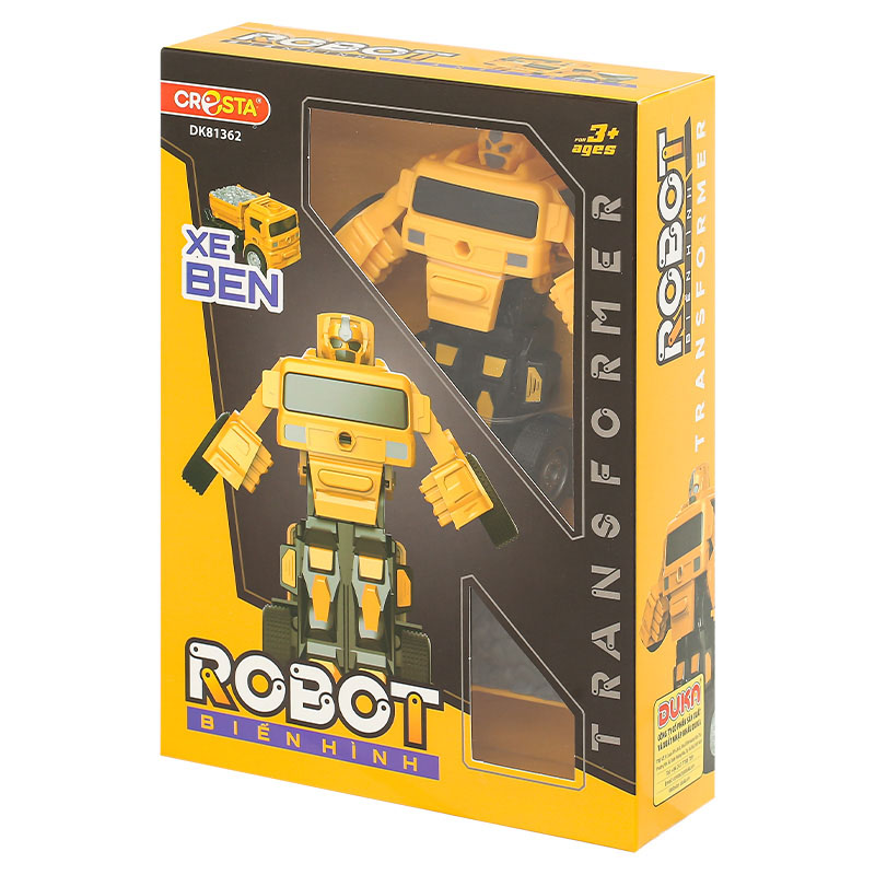 Đồ chơi robot biến hình xe trộn bê tông CRESTA DK81361 19